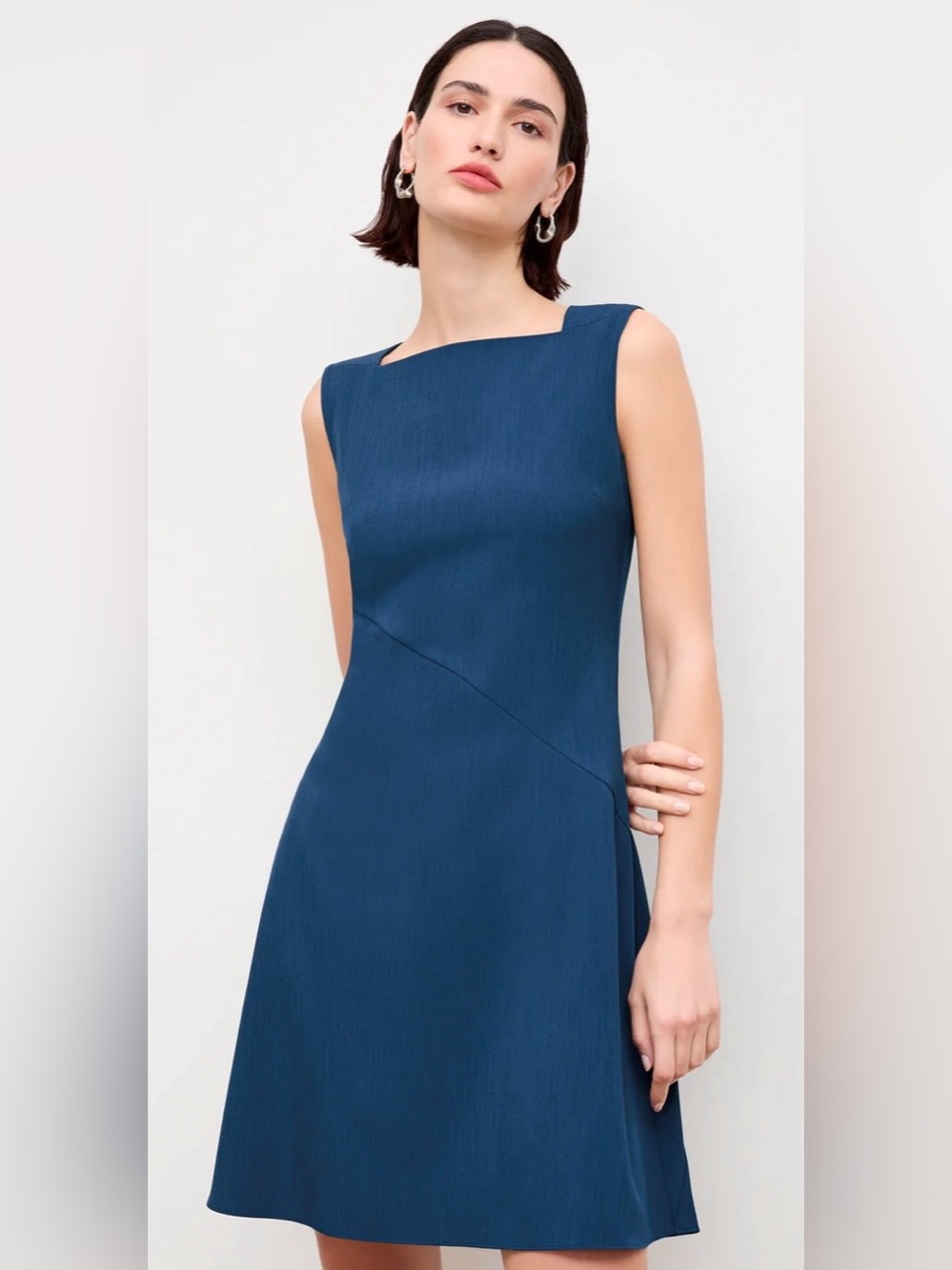 MM LaFleur Deep Teal Pauline Fit & Flare Dress